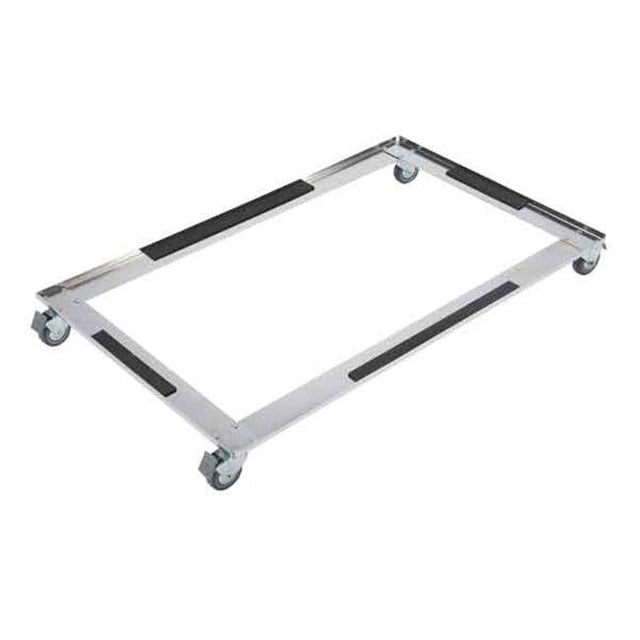 Base de Chenil Modulaire en Acier Inoxydable avec Roues - Grande