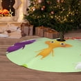 thumbnail image 6 of Lsque Pikmin Print Christmas Tree Skirt, Tree Skirt with Ties or Velcro, Perfect for Holiday Decorations, Halloween, and New Year-30", 6 of 7