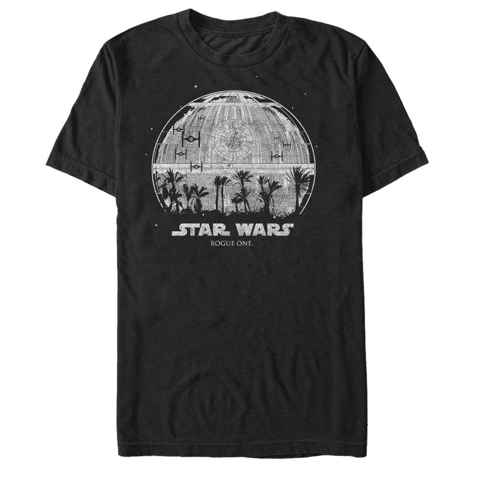 T-shirt Star Wars Rogue One Homme Noir Taille L Manches Courtes
