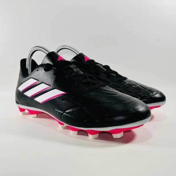 Ad-id-as Copa Pure.4 Firm Ground Men Black Soccer Shoes Athletic Training Sneakers