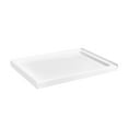 thumbnail image 2 of OVE Decors 48-in W x 36-in D Shower Base Pan Rectangle, Hidden Side Drain, White Acrylic, Reversible Design, 2 of 11