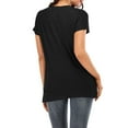 thumbnail image 4 of Mittory Womens Summer Oversized T Shirts Casual Short Sleeve Loose Side Split Tops Gym Workout Top, 4 of 6