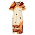 thumbnail image 3 of Vestido de noche holgado de lujo con bolsillo para mujer ropa de moda life's better in blackburg groovy stars, 3 of 6