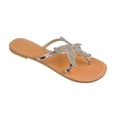thumbnail image 5 of QGJZVUNL Starfish Flip Flops for Women Outdoor Summer Shoes Beach Walking Thong Cushion Sandals Size 8, 5 of 8