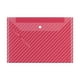 thumbnail image 2 of Bolsa de Documentos Transparente A4 Impermeable Roja con Hebilla, Modelo 18, 2 of 8