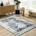 thumbnail image 6 of Hauteloom Scalby Living Room, Bedroom Area Rug - Blue, Beige - 5'2" x 7', 6 of 10