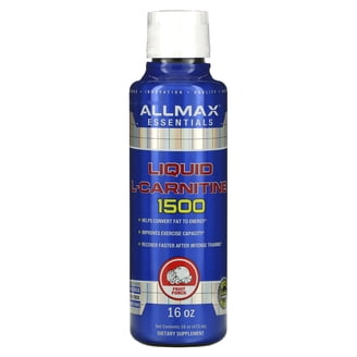 ALLMAX L-Carnitine 1500 Liquid, Fat to Energy Converter, Blue Raspberry, 16  oz - Walmart.com