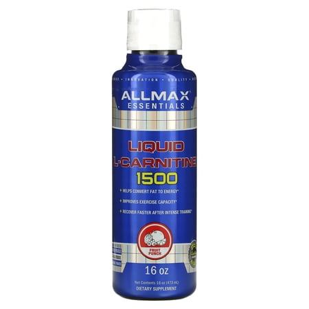 Liquid L-Carnitine 1500, Fruit Punch, 16 oz (473 ml), ALLMAX