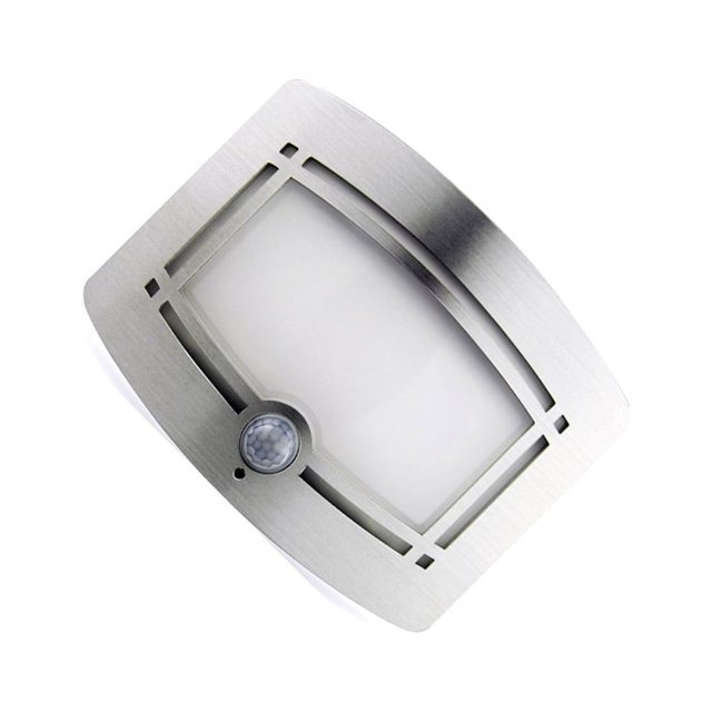 Billuyoard Sensor inalámbrico, luz LED nocturna, luces de pared alimentadas por , lámpara de inducción de cuerpo de forma cuadrada de estilo Iluminación y accesorios