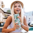 thumbnail image 4 of Llama Cactus Tumbler With Lid and Straw Stainless Steel 20oz Llama Skinny Tumbler Insulated Llama Water Bottle Cactus Cup Travel Mug Llama Gifts for Women, 4 of 6