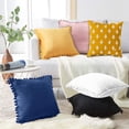 thumbnail image 3 of Fundas DE almohada decorativas YONGSHENG Juego DE 2 Jacquard 18x18 pulgadas, 3 of 5