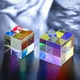 thumbnail image 3 of Sun Catcher Prism High Hardness Kaleidoscope Pattern 6-side Bright Science Cube Optical Prism Rainbow Maker Photography Prop, 3 of 7