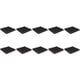 thumbnail image 5 of BRILLAR Espuma acústica piramidal de poliuretano, Panel de espuma absorbente de sonido para estudio de grabación, reducción efectiva de ruido, 10 Uds., 5 of 10