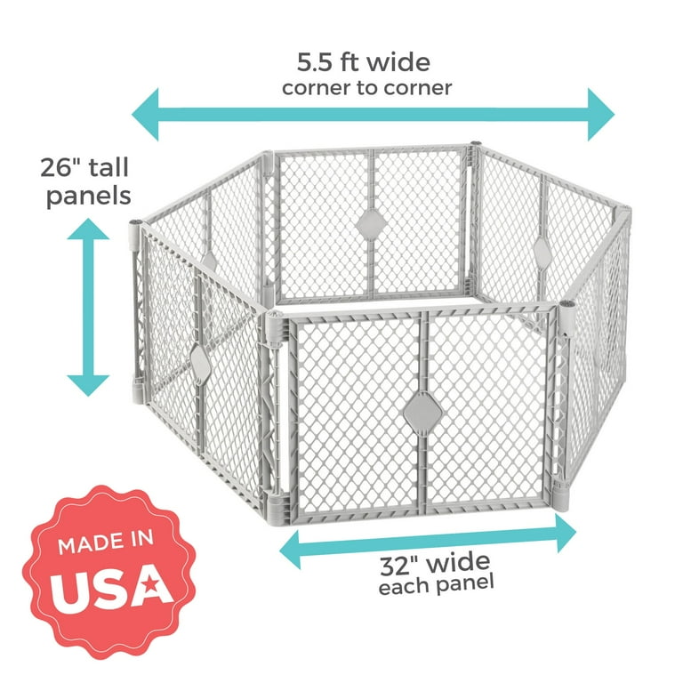Toddleroo by North States: 26 Inches Tall, Safety Baby Playpen