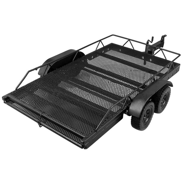 Remolque aleación a 1:10 Hugo modelo todoterreno Remolque de coche RC