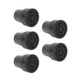 thumbnail image 1 of Walking Cane Tip, Rubber Crutch Tip Slip  0.7 Inch Replacement Accessory 5pcs Black  For Outdoor Activities For Senior For Daily Life, 1 of 8