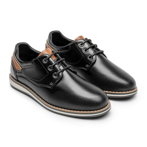 BURUDANI Boy's Casual Dress Oxford Comfort Uniform Formal Shoes