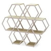 Hexagon Large Bookshelf by Drew Barrymore Flower Home