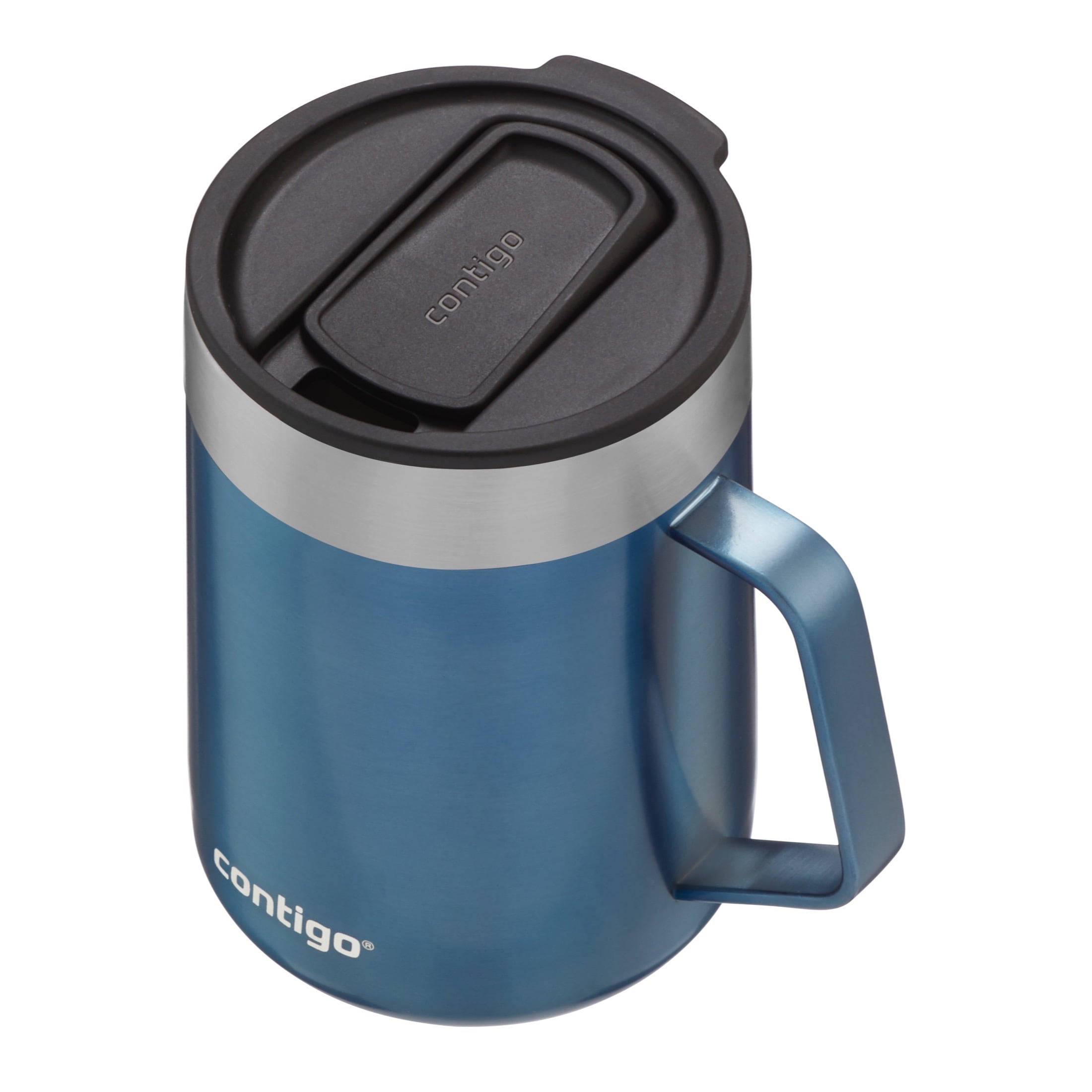 Contigo Streeterville Blue Desk Insulated Mug with Handle (14 oz)