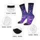thumbnail image 5 of Balery Purple Bubble Abstract Art Calcetas Largas con Estampado para Hombre y Mujer – Suaves y Transpirables, Talla Única (US 5-11), 5 of 6
