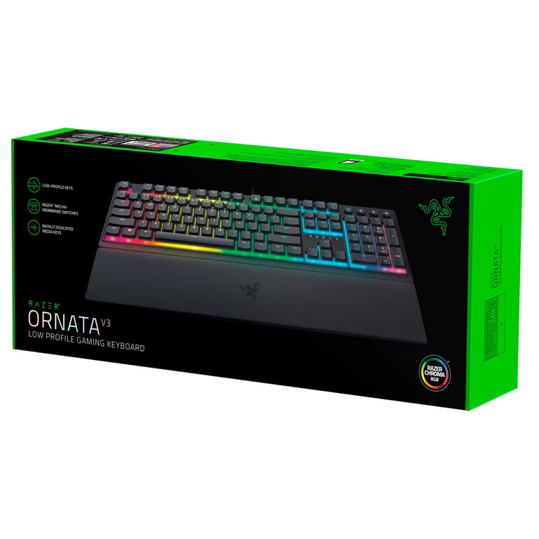 Razer Ornata V3 Tenkeyless Low-Profile Mecha-Membrane Razer Chroma RGB  Keyboard - Micro Center