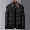 thumbnail image 2 of Men's Winter Casual Large Lapel Padded Jacket, 2 of 6