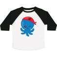 thumbnail image 3 of Inktastic Pirate Octopus, Cute Octopus, Little Octopus Boys or Girls Toddler T-Shirt, 3 of 5