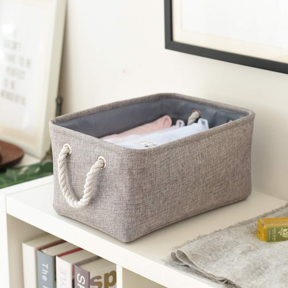 decorative fabric storage boxes