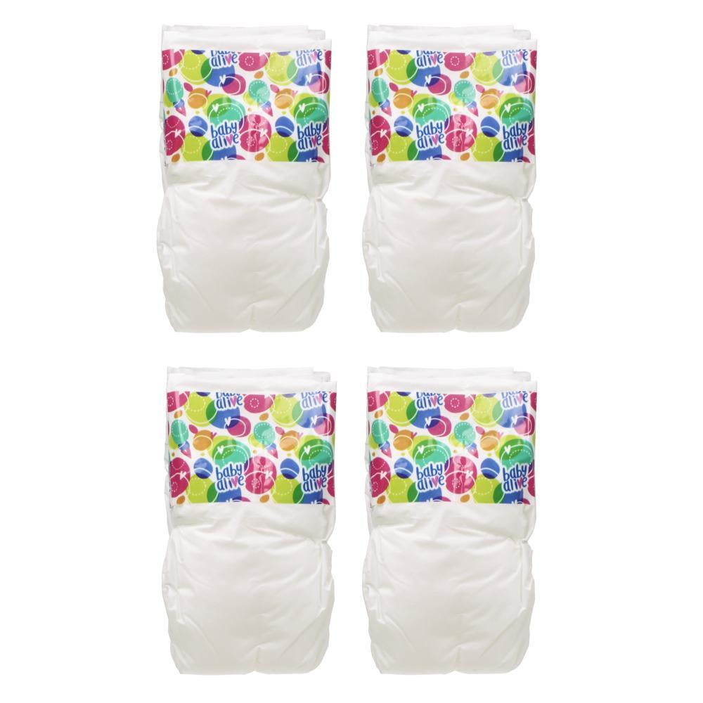 (2 pack) Baby Alive: Doll Diaper Accessories, 4 Count