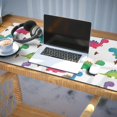 thumbnail image 3 of Long Mouse Pads for Desk,White Dinosaurs Colorful Cacti Pattern Desk Mats on Top Of Desks, Desk Mouse Pad Extra Large with 3mm Non-Slip Base and Stitched Edge for Gaming,Office,Work,Home 35.4"x15.7", 3 of 6