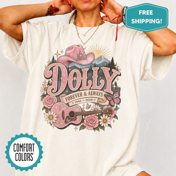 Dolly Memorial Shirt, Parton Tee, RIP Dolly Shirt, Country Music Legend Tribute