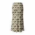 thumbnail image 4 of Midi Skirts for Women Boho Column Polka Dot Soft & Breathable Boho Long Skirt Trendy Floral a Line Beach Skirt Vacation Outfit, 4 of 5