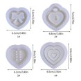 thumbnail image 3 of Shiny Glossy Silicone Decoration Molds Love Heart Ornament Keychain Mold DIY Pendant Jewelry Epoxy Resin Crafting Molds, 3 of 17