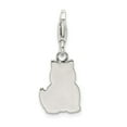 thumbnail image 4 of FB Jewels Sterling Silver Antiqued Cat Charm, 4 of 4