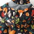 thumbnail image 4 of Utoimkio Toddler Baby Boys Girls Zipper Up Waterproof Rain Jacket Hooded Trench Coat Kids Lightweight Cartoon Print Long Sleeve Casual Outwear Raincoat Windbreaker Hoodies for Kids 3-11 Years, 4 of 6