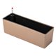 thumbnail image 1 of Maceta rectangular con sistema de autorriego e indicador de nivel de agua para jardinería. Oro rosa, 1 of 8