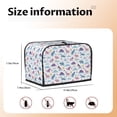 thumbnail image 5 of Yiaed Dinosaur Print Two Slice Bread Machine Cover, Universal Size Kitchen Appliance Cover for Bread Machine,Bread Machine Cover, 5 of 7