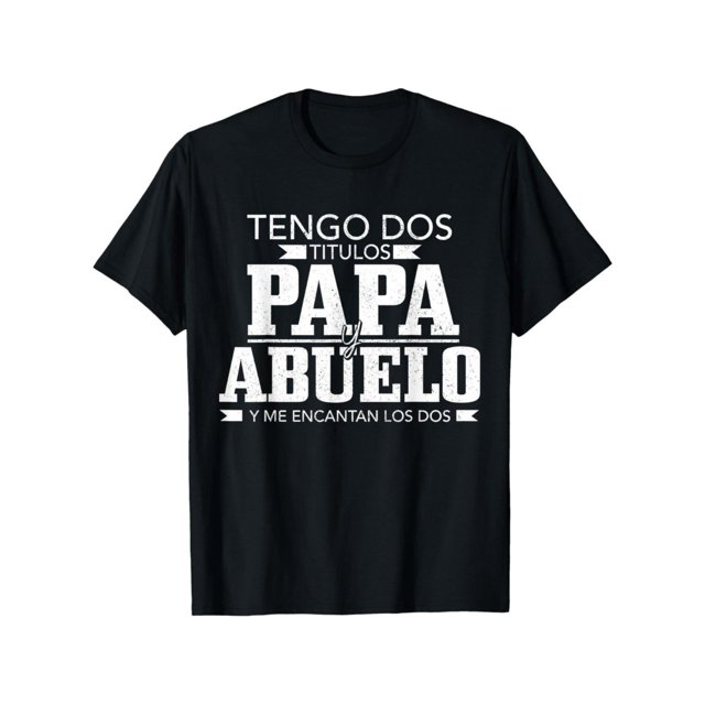 Camiseta española para papá n.° 1, divertida camiseta española para el Día del Padre, informal, con cuello redondo, para hombre, camisetas gráficas, ropa de algodón suave para hombre.