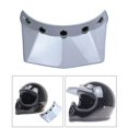 thumbnail image 4 of kurtrusly Motorcycle Peak 5-Snap Sun Visor UV Sunshield Effective Protection White 1Set, 4 of 6