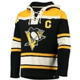 thumbnail image 2 of Men's '47 Sidney Crosby Black Pittsburgh Penguins Player Name & Number Lacer Pullover Hoodie, 2 of 4