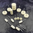 thumbnail image 4 of 200 Pcs Wool Polishing Wheel, Polishing Pad Polishing Wheel With Metal Shank For Dremel Accessories Rotary Tools-dwdz, 4 of 5
