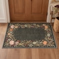 thumbnail image 5 of KUETH 2x6 Machine Washable Modern Floral Runner Rug, Soft Low Pile Non Slip Backing Rug Runner, OCHRE BLOOM Rug for Hallway Kitchen Bedroom, 5 of 5