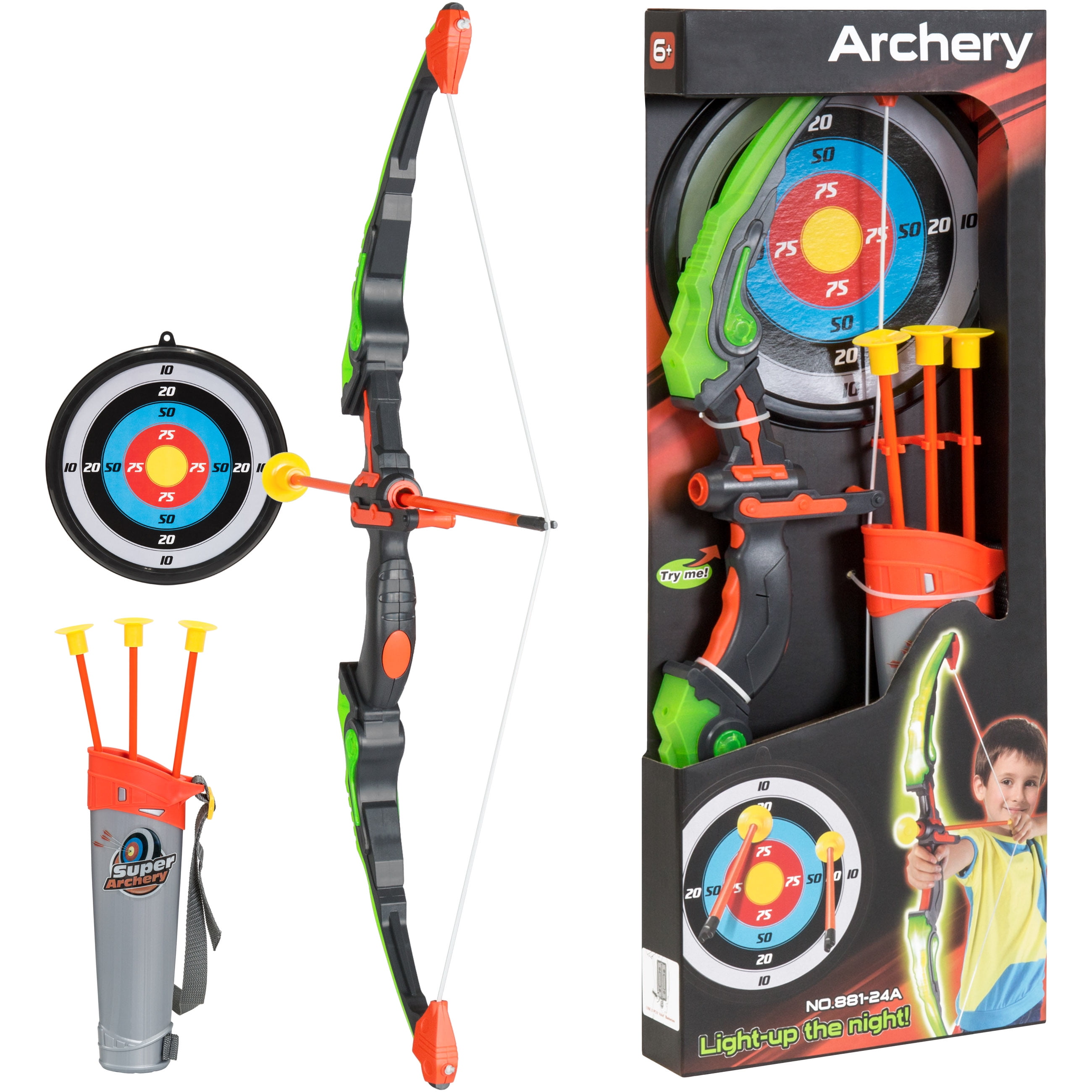 Giddyup! Buck's Bow And Arrow Playset With Quiver And Target - Green