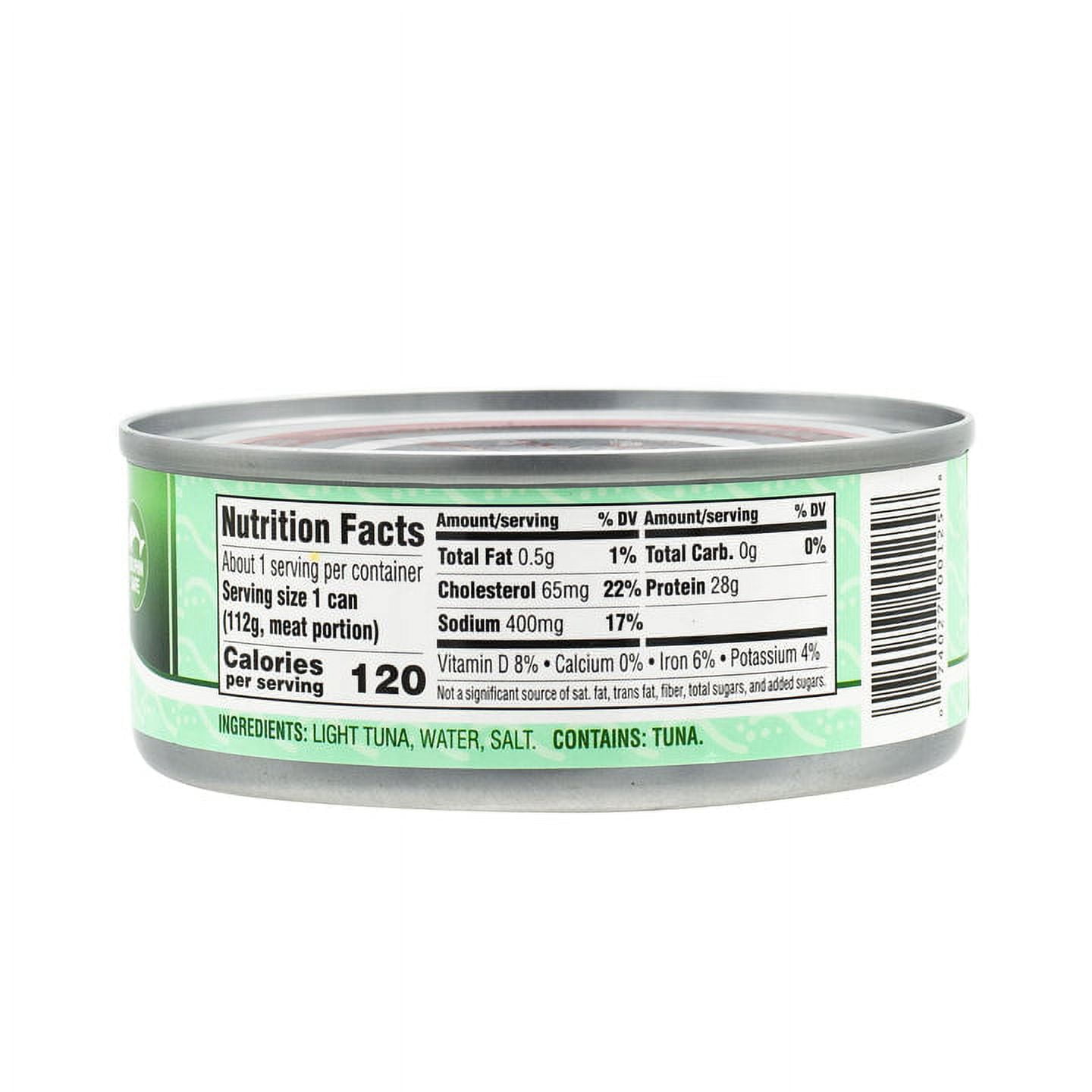 MW Polar All Natural Chunk Light Tuna in Water 5 oz Can (Pack of 12)