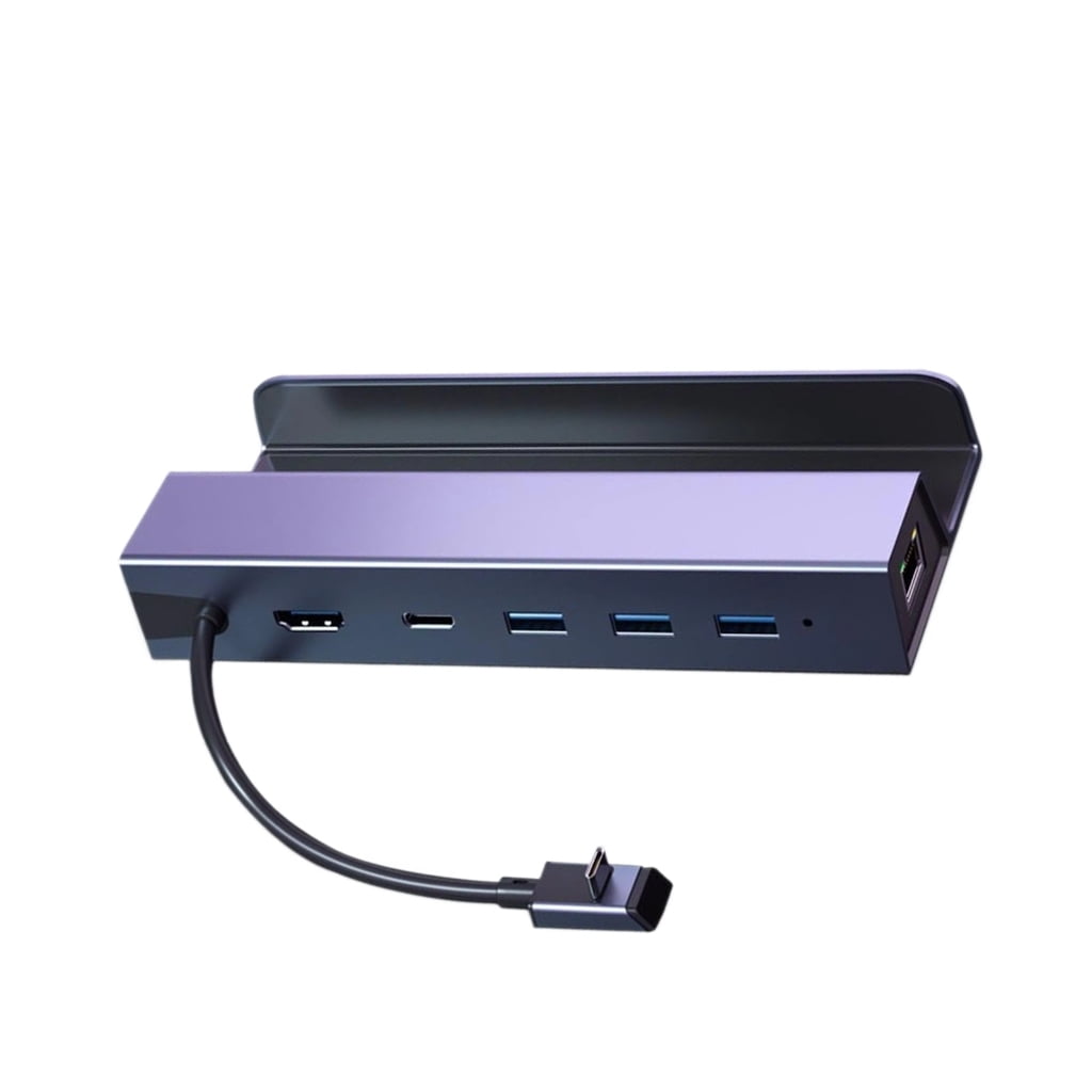Upgrades Aluminum USB C Dock 4K 60Hz Output Gigabit Ethernet Multiple Device Connection Simple to Operate for Gaming