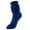 Dark Blue, variant on Women's Stacked Socks Mid High Calf Socks with Pulled Wool Detail Fashionable Socks for Women Crew Socks Unique Texture Dark Purple One Size