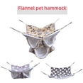 thumbnail image 1 of Bolsa de miel cálida hamaca de franela de doble capa de tres capas pequeña mascota suspensión ardilla saco de dormir suministros para mascotas hámster, 1 of 5