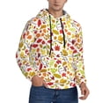 thumbnail image 2 of Salouo Colorful Leaves Pattern Men's Fall Hoodie Sweatshirt,Sport Hoodie with Pockets for Men Pullover Casual Hooded Sweatshirt-Medium, 2 of 7