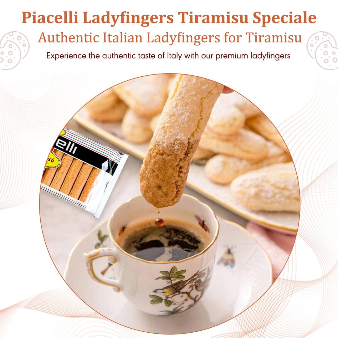 PIACELLI Ladyfingers Tiramisù Speciale 400g/14.11oz- 2Pack