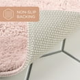 thumbnail image 6 of TOWN & COUNTRY EVERYDAY Ultra Plush Solid Tufted Border Bath Mat, Soft and Absorbent Tufted Floor Mat, Non-Slip Backing, Machine Washable, Blush, 20"x32", 6 of 13
